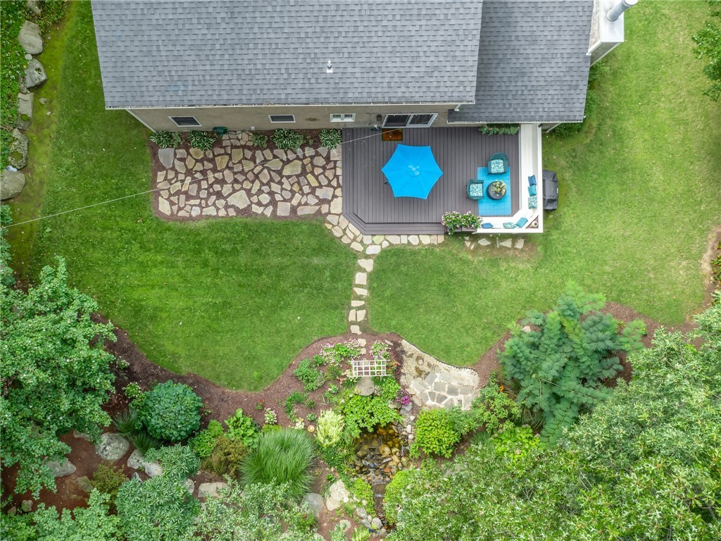 36 Rocky Crest Road Cumberland, RI 02864 - Photo 50 of 50 Back yard area from above