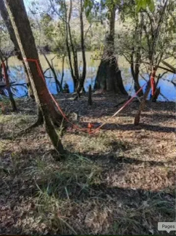 a view of yard covered with snow