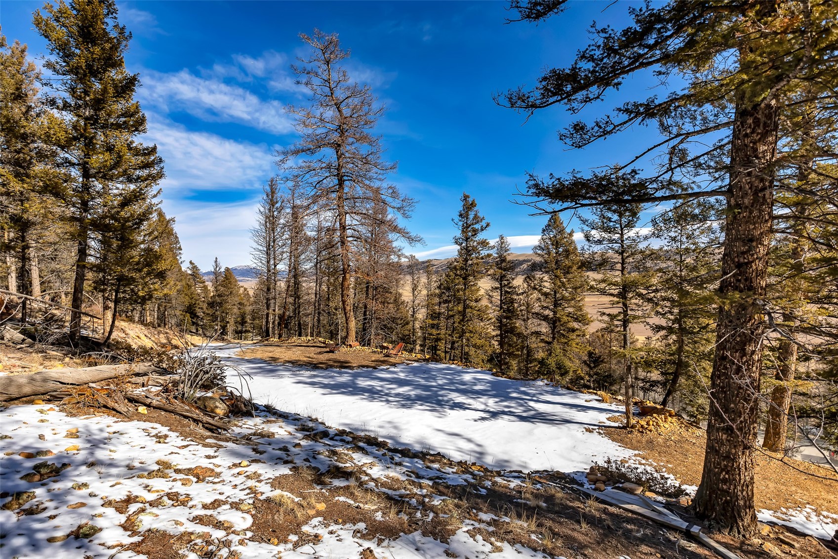 1423 Redhill Road Fairplay, CO 80440 - Photo 17 of 44 a view of a yard with wooden fence