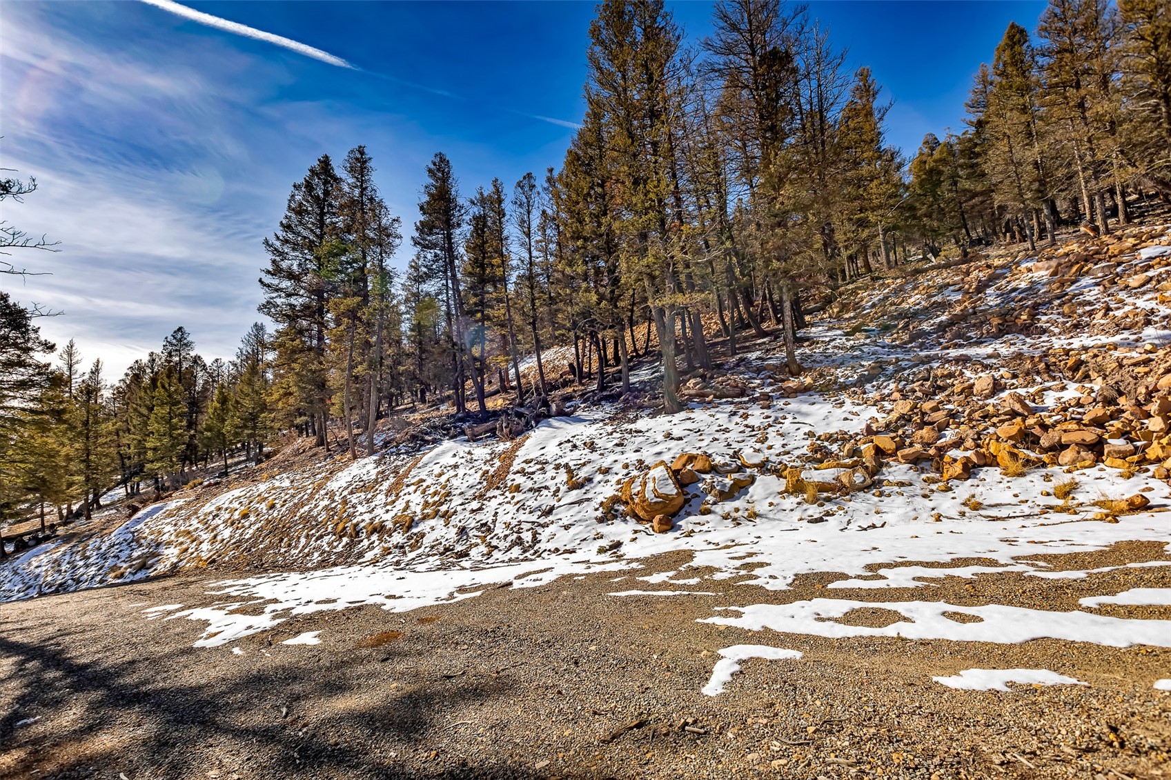 1423 Redhill Road Fairplay, CO 80440 - Photo 22 of 44 a view of a snow on the side of a road