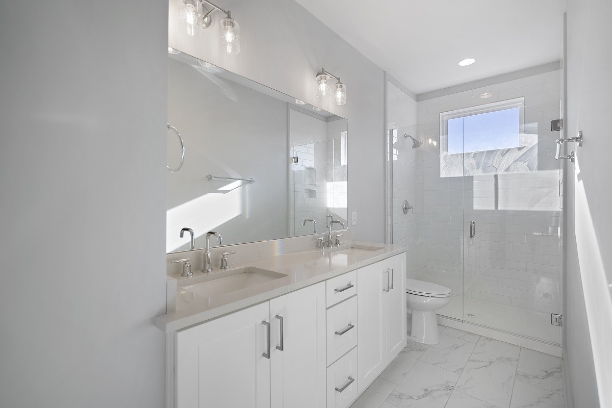 710 Inspiration Boulevard Madison, TN 37115 - Photo 37 of 43 a bathroom with a granite countertop sink mirror and double