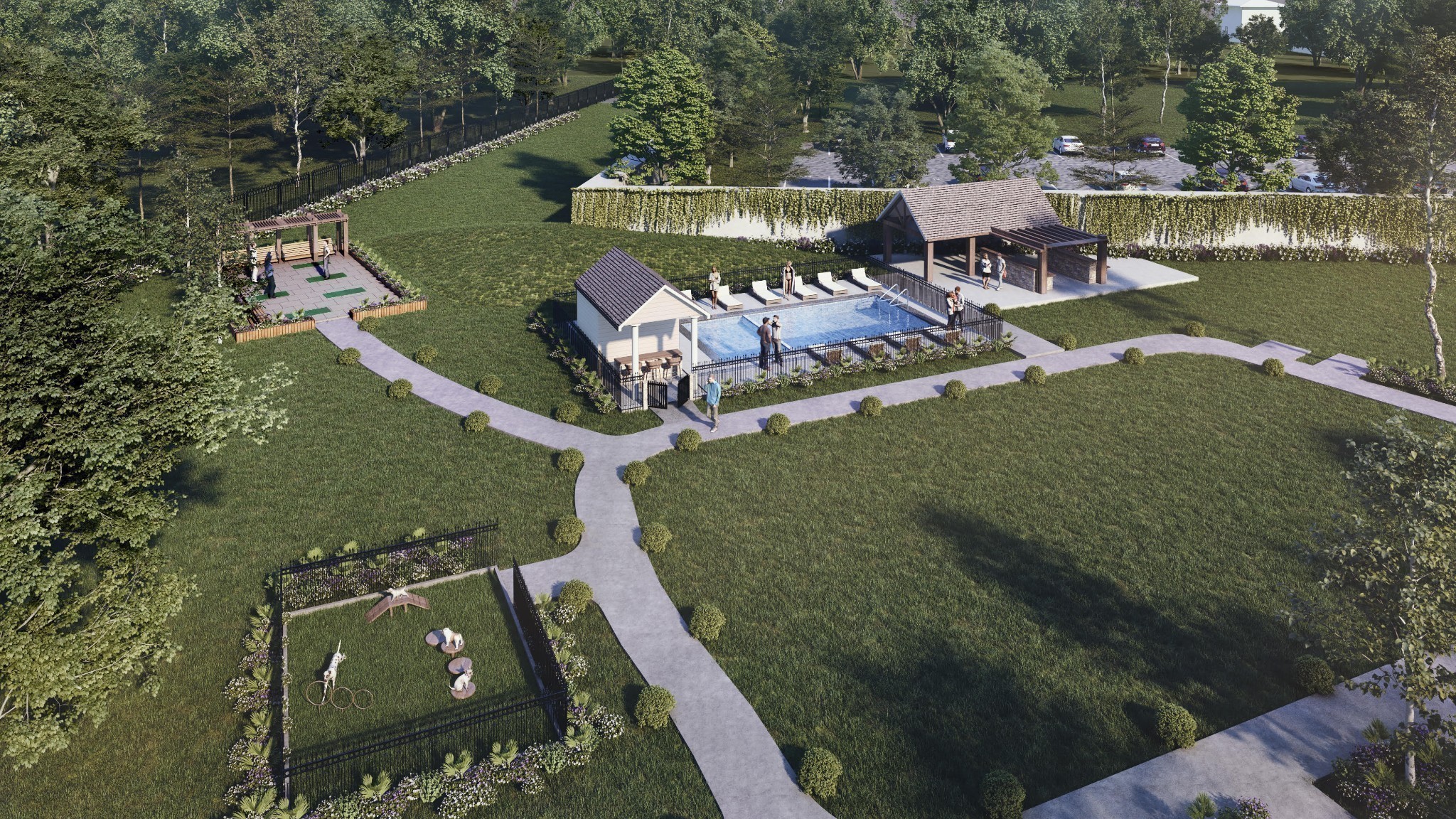 710 Inspiration Boulevard Madison, TN 37115 - Photo 41 of 43 an aerial view of a house with a yard lake house and outdoor seating