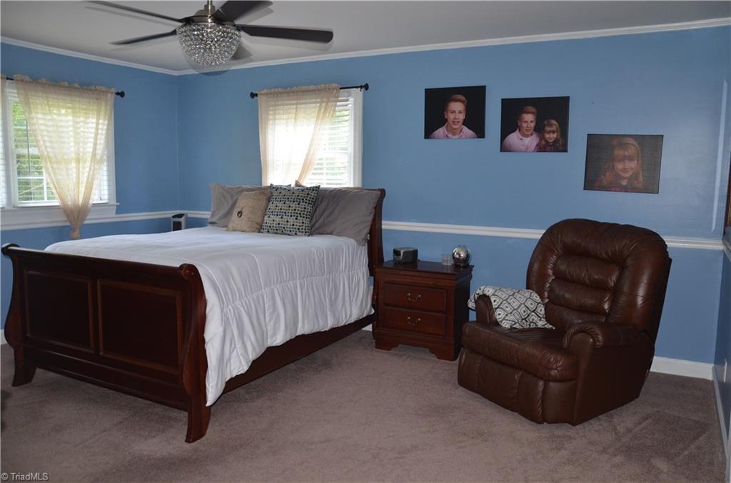 1072 Cantering Road High Point, NC 27262 - Photo 18 of 28 Large Master Bedroom with Ceiling Fan