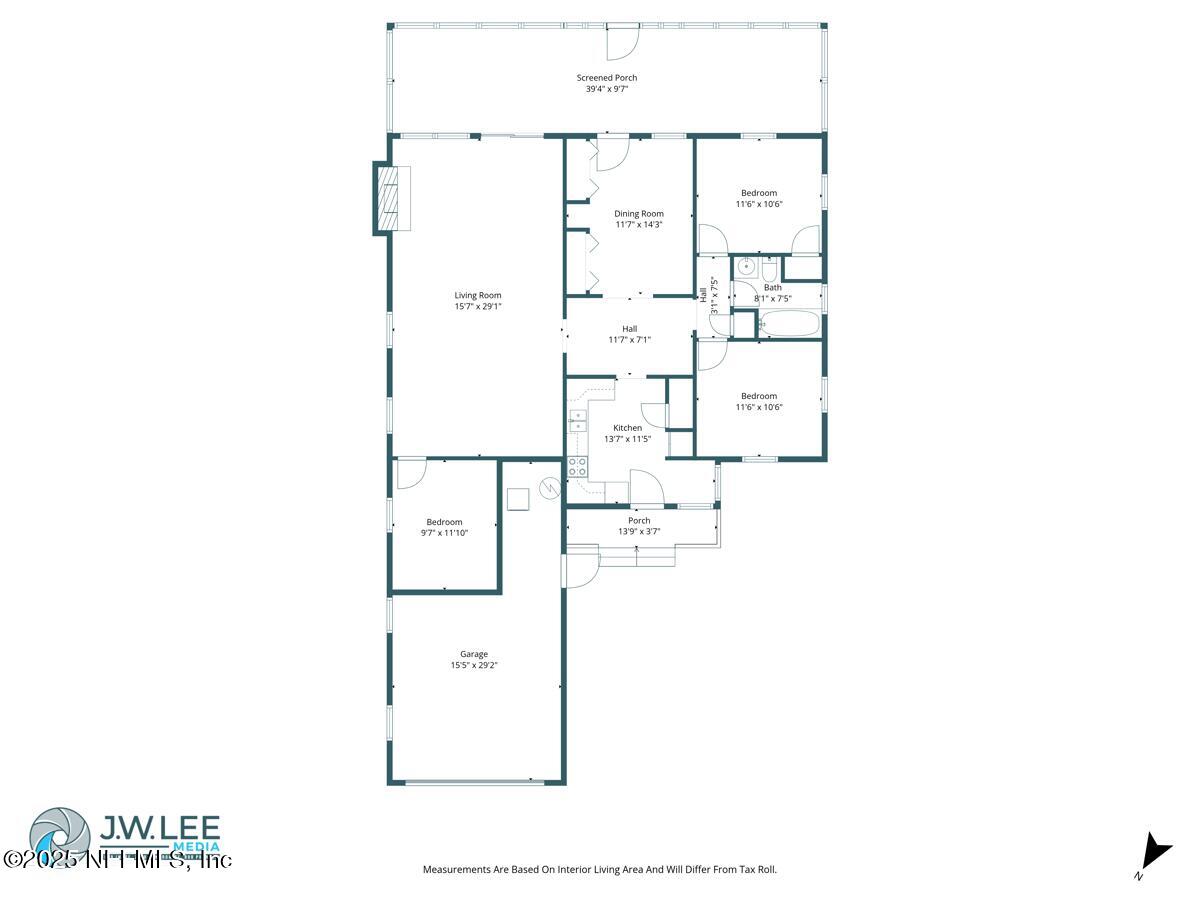 832 Lake Shore Terrace Interlachen, FL 32148 - Photo 42 of 42 a picture of a floor plan