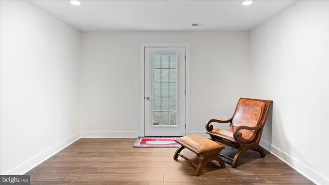 a house view with a seating space