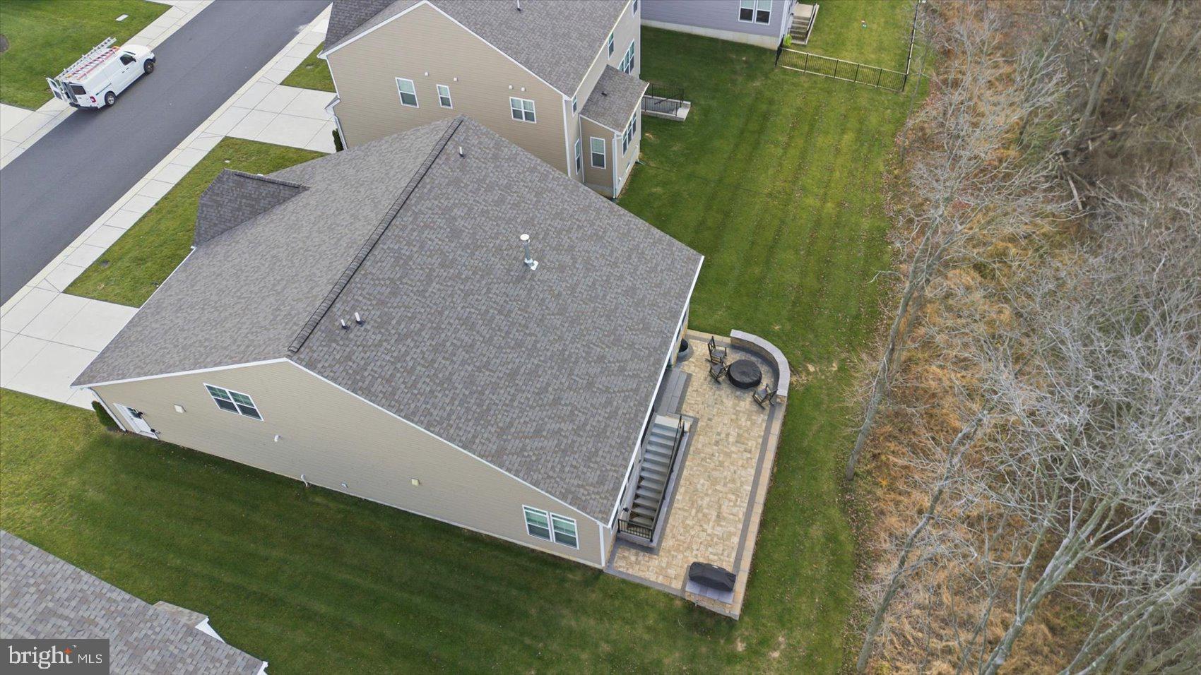 2510 Easy Street Fallston, MD 21047 - Photo 48 of 56 an aerial view of a house with a yard and trees