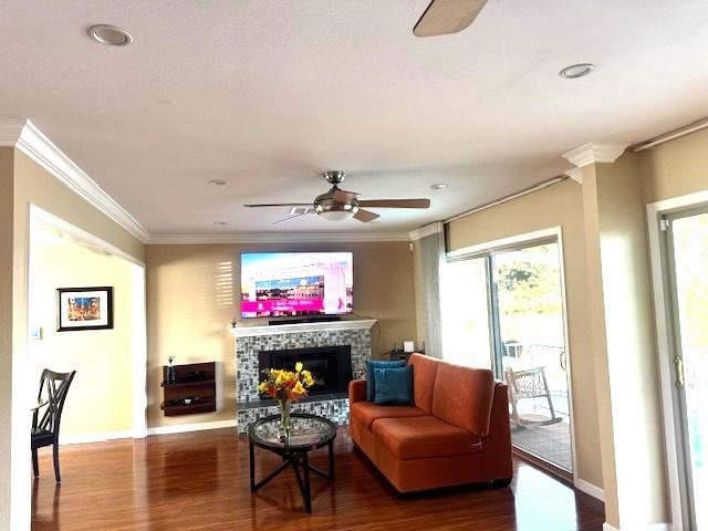 4223 Ridge Drive Pittsburg, CA 94565 - Photo 11 of 14 a living room with furniture a fireplace and a flat screen tv