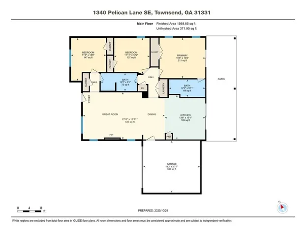 $318,900 | 1340 Pelican Lane Southeast, Townsend, GA 31331