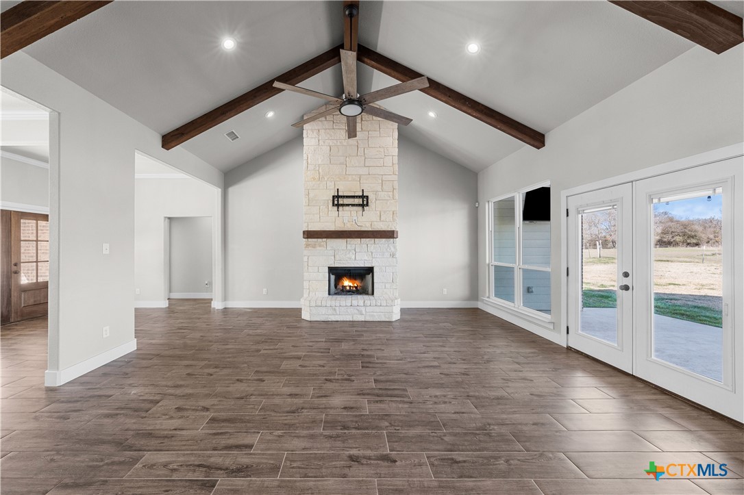 15020 Old Troy Road Troy, TX 76579 - Photo 12 of 48 a view of empty room with wooden floor