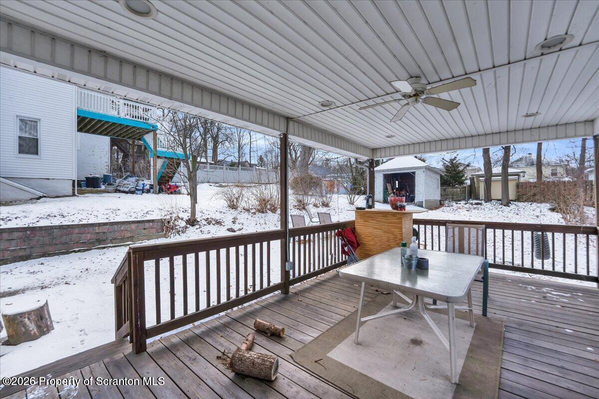 1026 Fairfield Street Scranton, PA 18509 - Photo 19 of 26 a view of a balcony with furniture