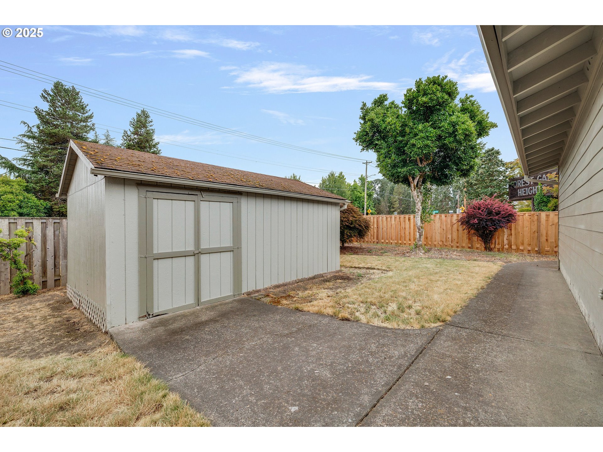 210 Forest Place Forest Grove, OR 97116 - Photo 8 of 35 a backyard of a house with lots of green space
