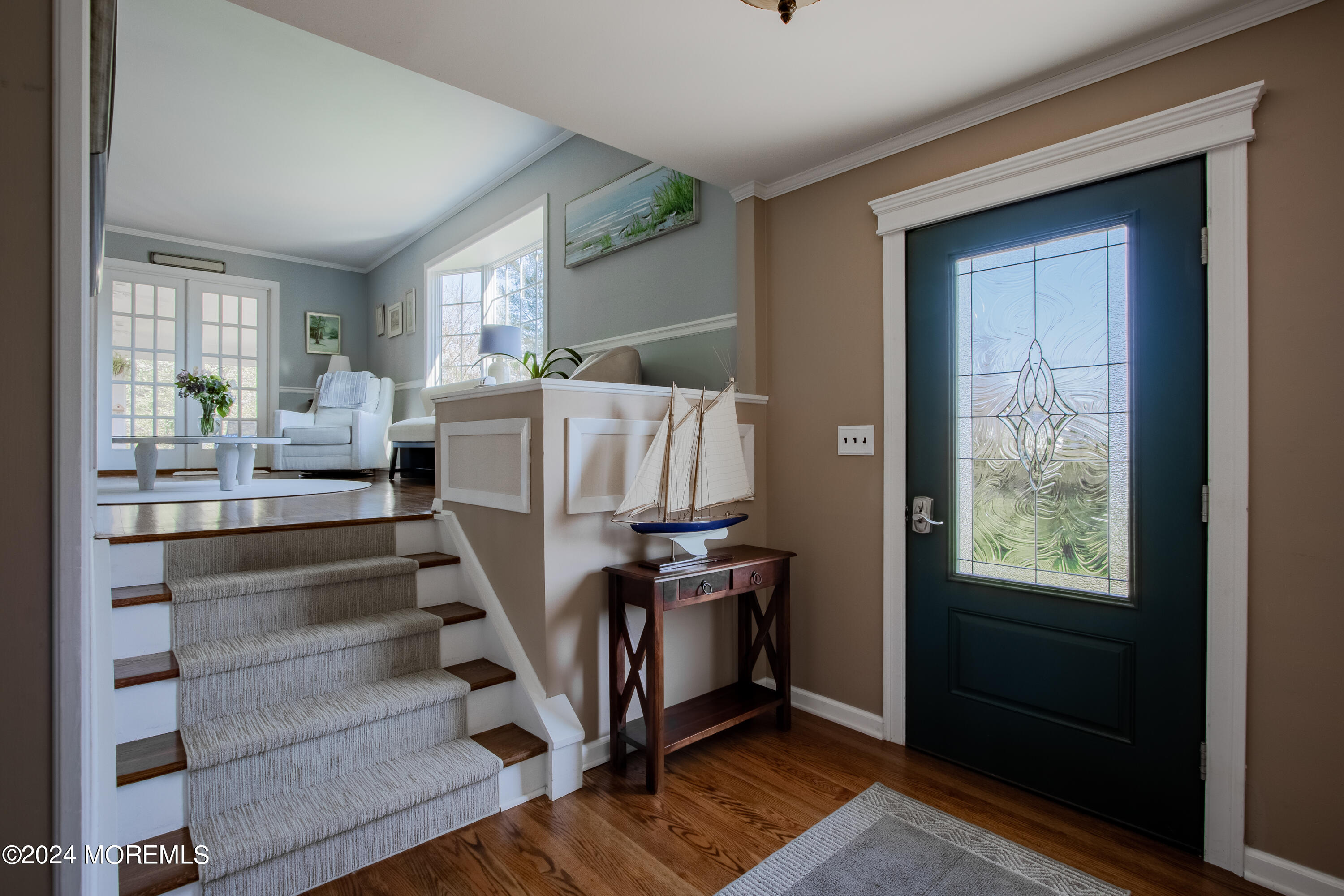 21 Rivers Edge Drive Little Silver, NJ 07739 - Photo 26 of 56 a view of entryway with wooden floor and door