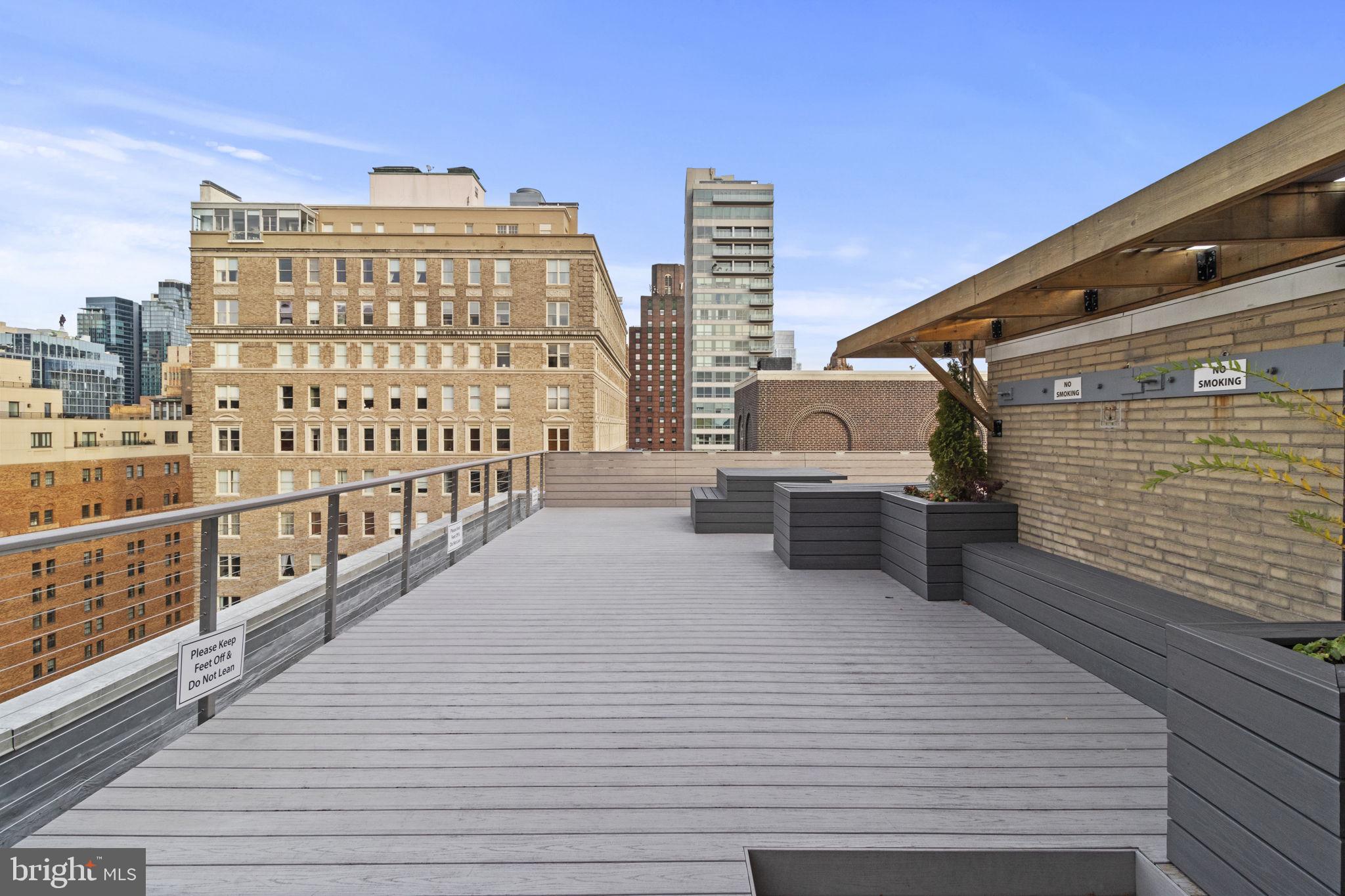 1810 Rittenhouse Square, Unit 610 Philadelphia, PA 19103 - Photo 24 of 32 Roof deck with panoramic city views