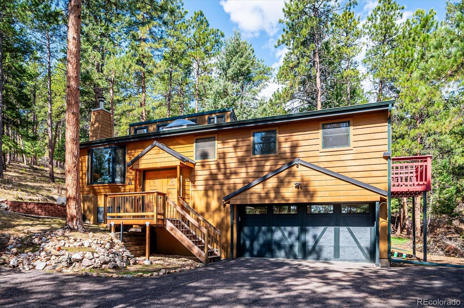 a view of front of house with a street