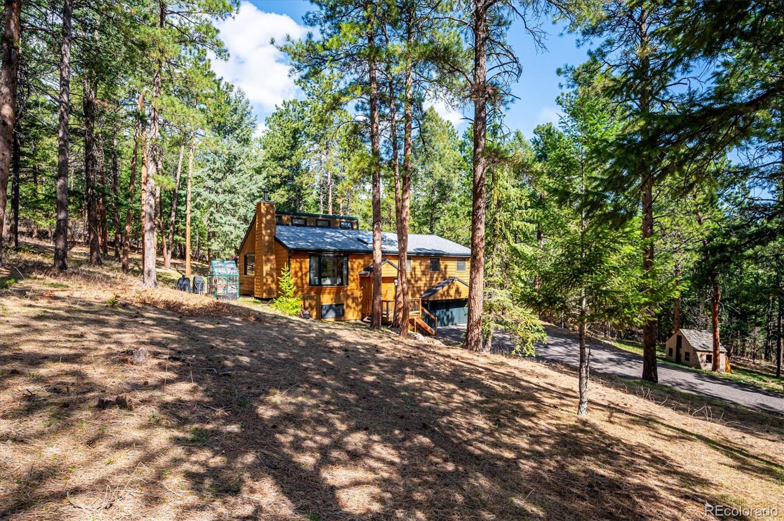 20025 Flint Lane Morrison, CO 80465 - Photo 26 of 35 a view of a street with trees