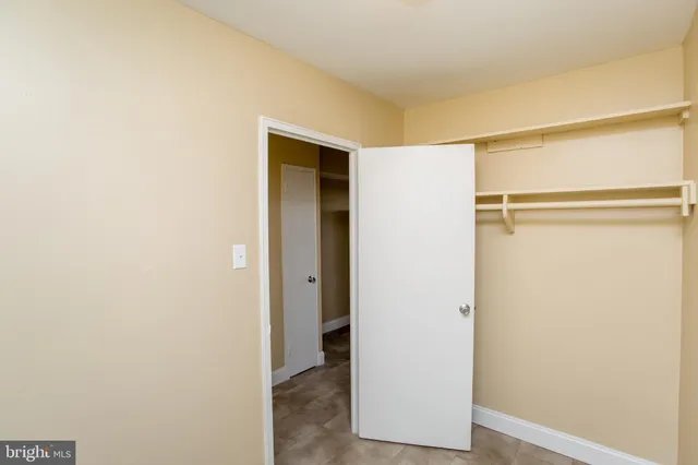 a view of closet area