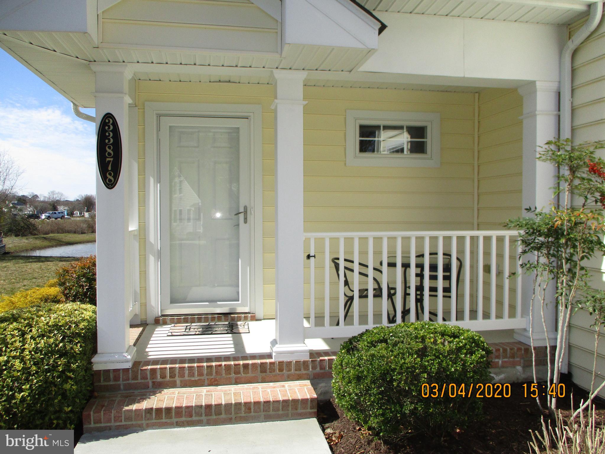 33878 Waterside Drive, Unit 15 Frankford, DE 19945 - Photo 3 of 38 Front porch
