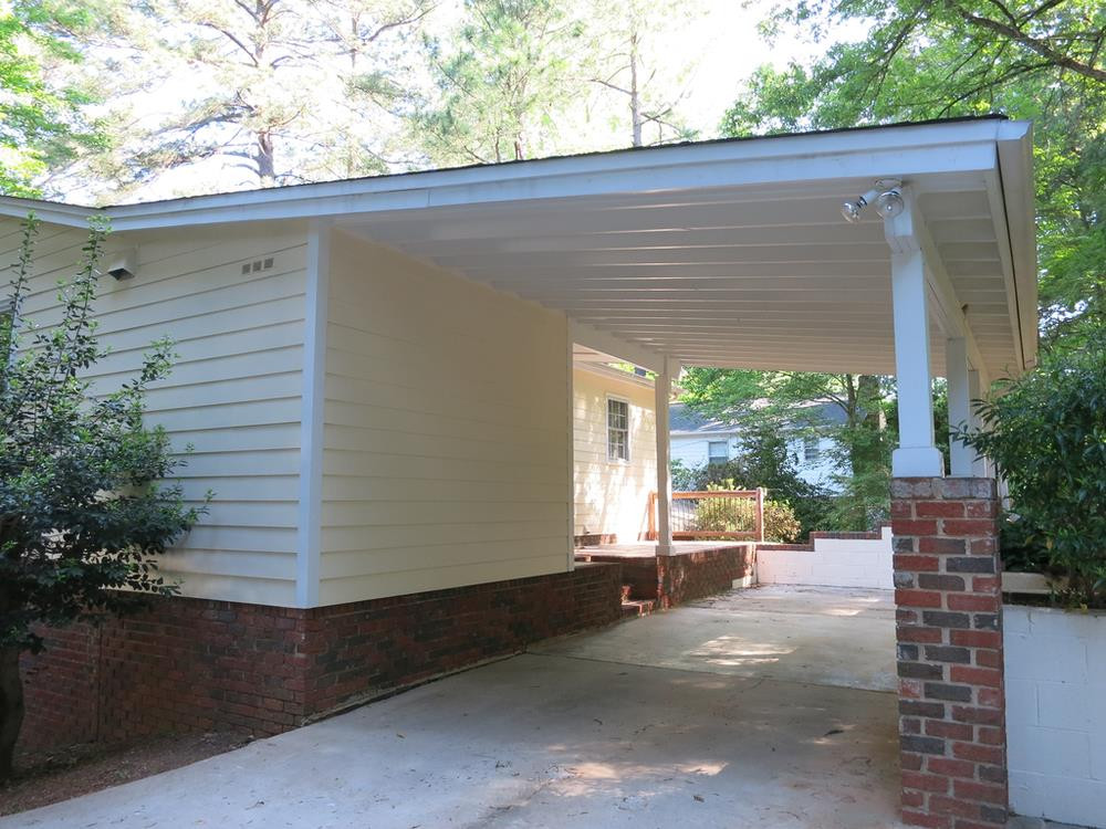 813 Davidson Street Raleigh, NC 27609 - Photo 27 of 30 View of the Carport w/adjacent Storage Rm. Carport