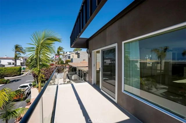 a view of balcony with couch