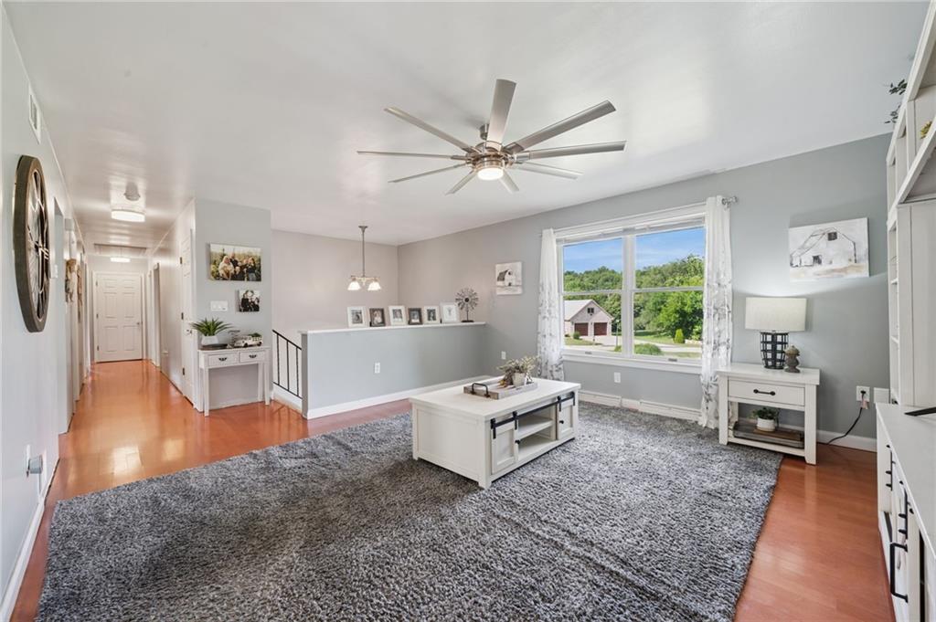 5 Trice Drive Mount Pleasant, PA 15666 - Photo 10 of 47 a living room with furniture and a wooden floor