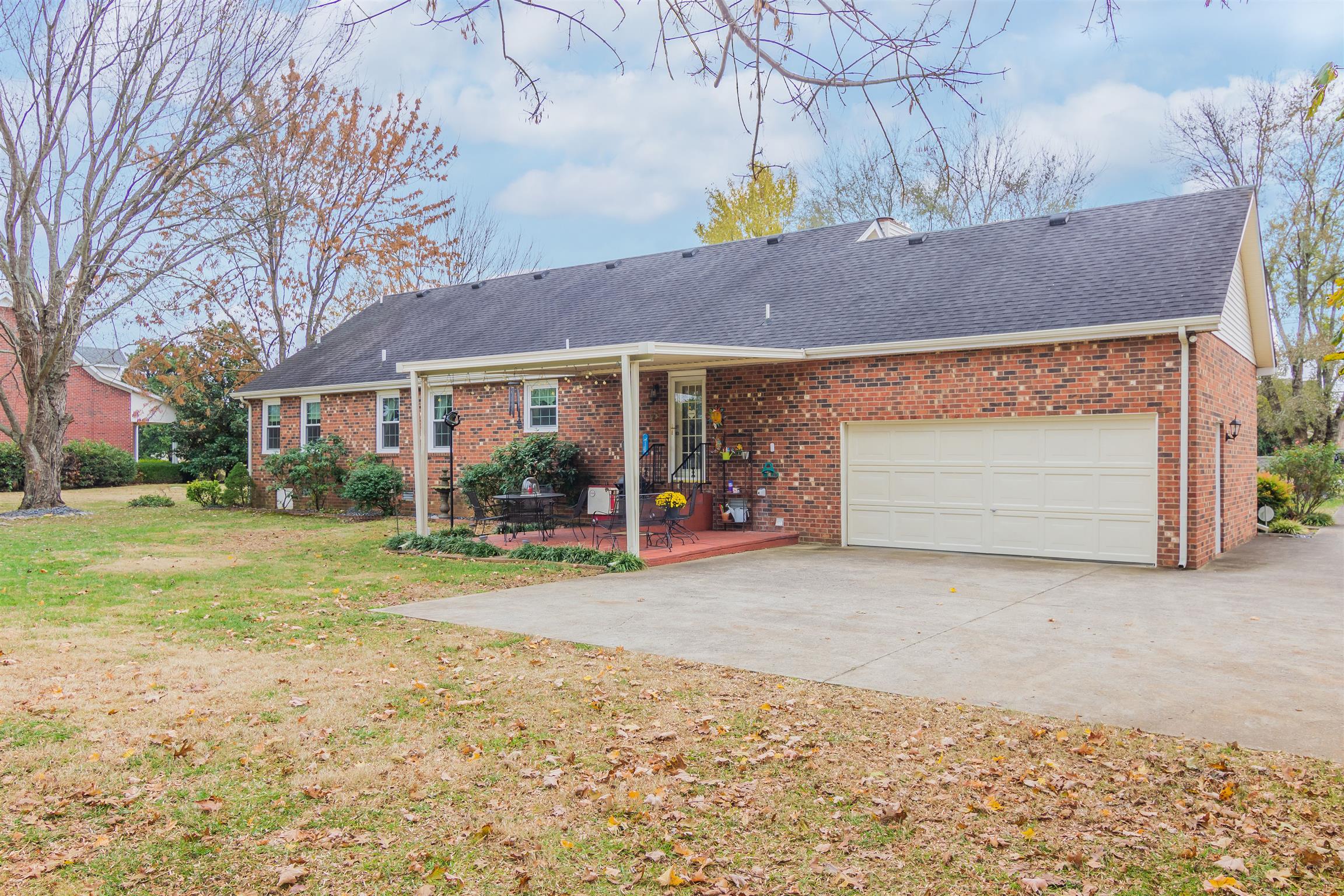 2842 Sulphur Springs Road Murfreesboro, TN 37129 - Photo 24 of 28 Back of home with rear entry two car garage and side pedestrian door