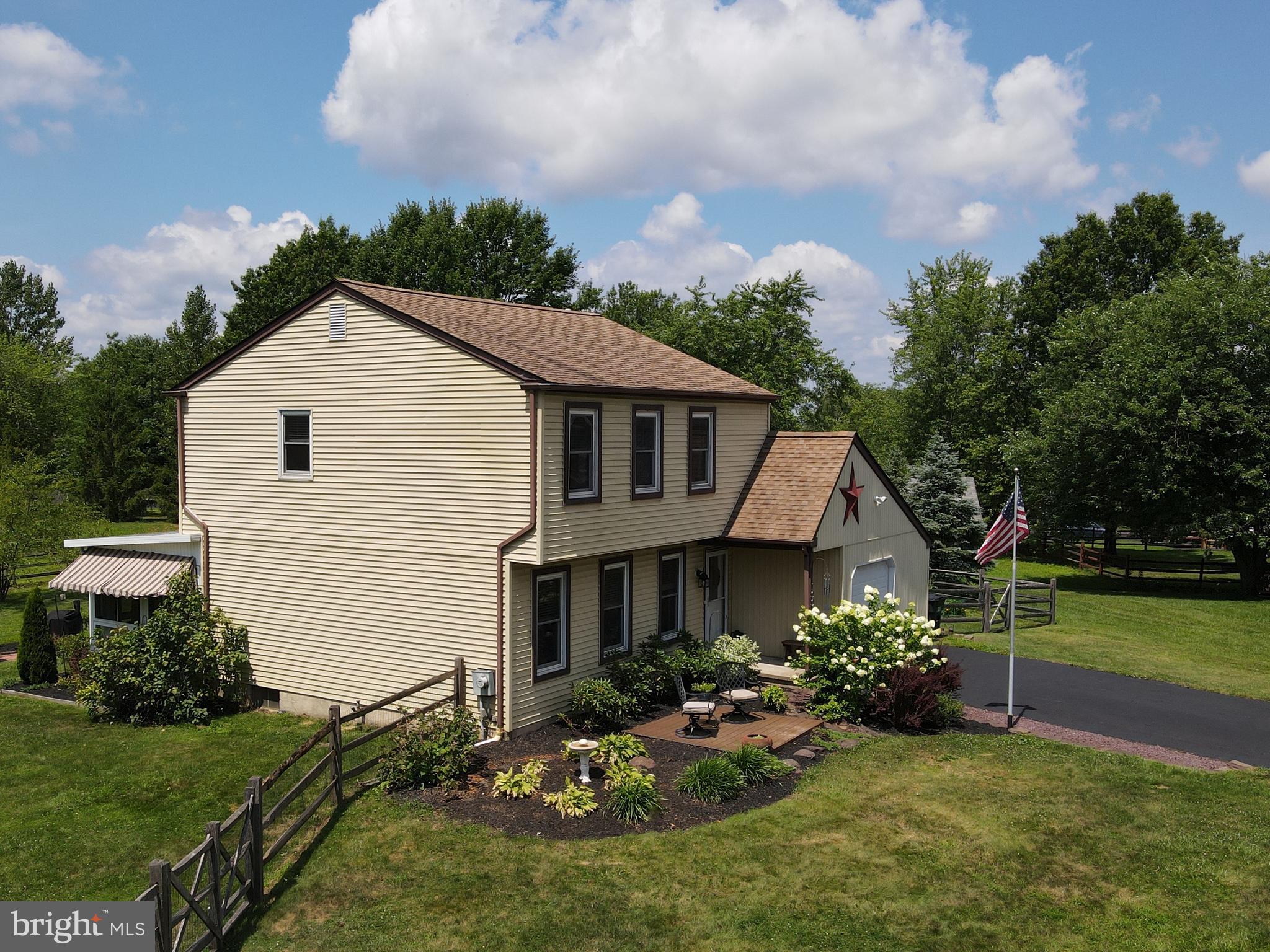 100 Olde Pilgrim Road Dublin, PA 18917 - Photo 4 of 41 Newer fenced-in backyard