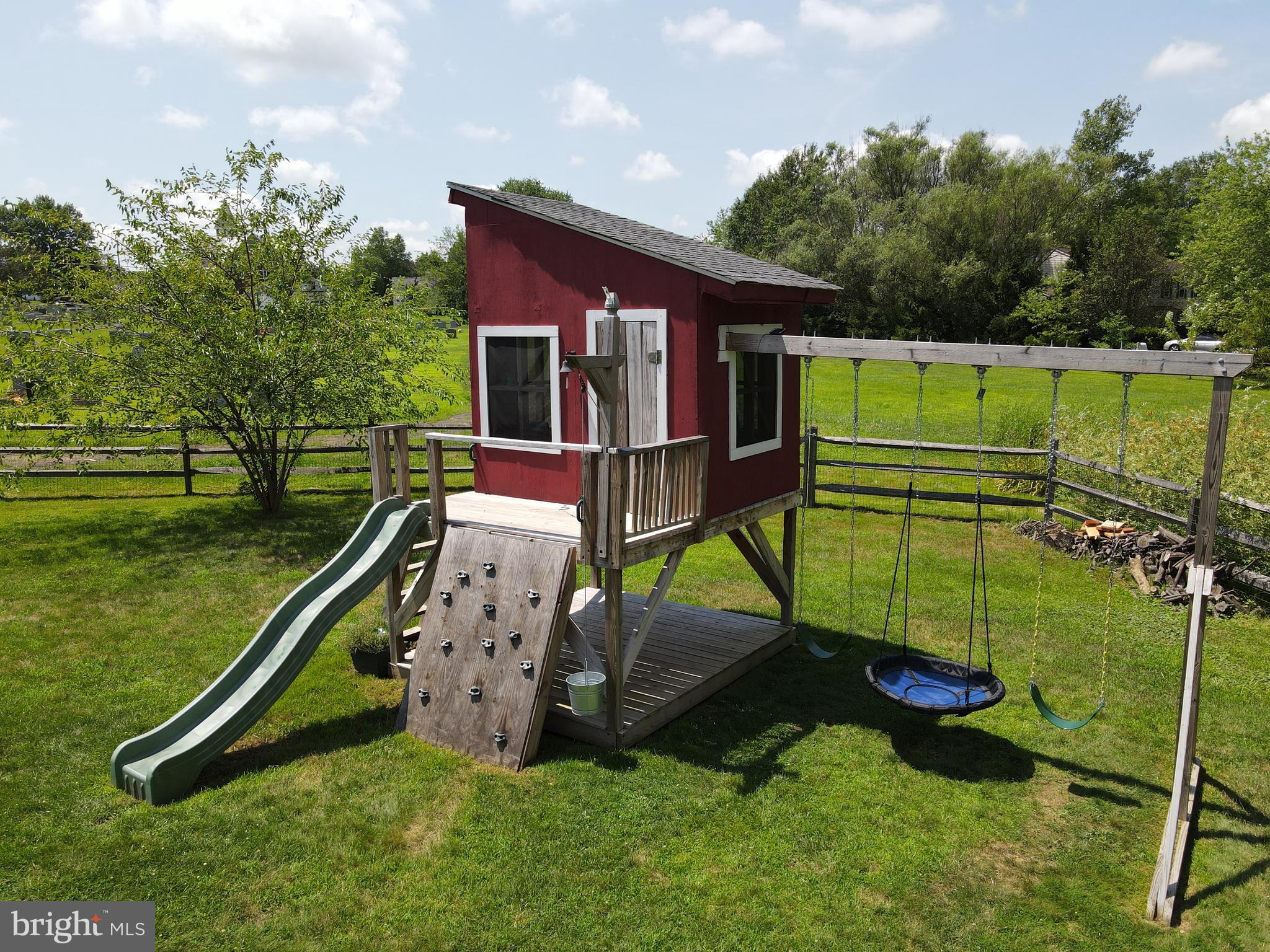100 Olde Pilgrim Road Dublin, PA 18917 - Photo 40 of 41 Awesome backyard playground!