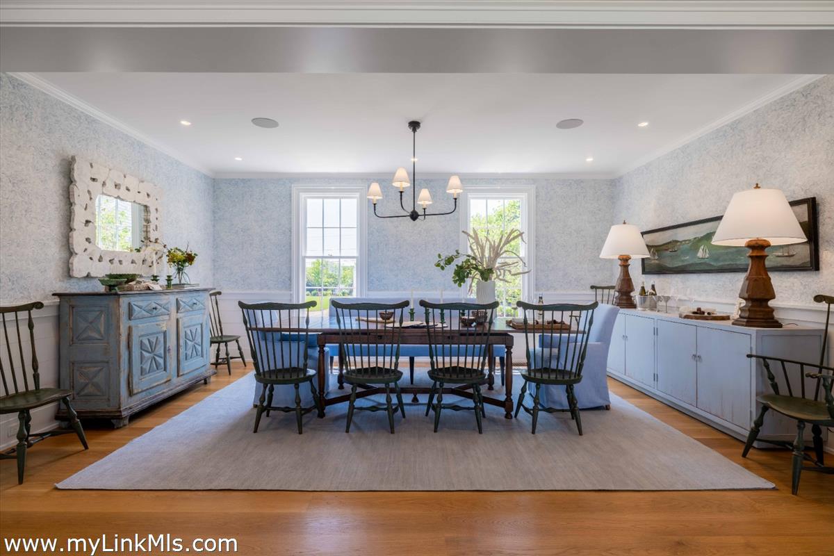 256 Polpis Road Nantucket, MA 02554 - Photo 9 of 30 a view of a dining room with furniture