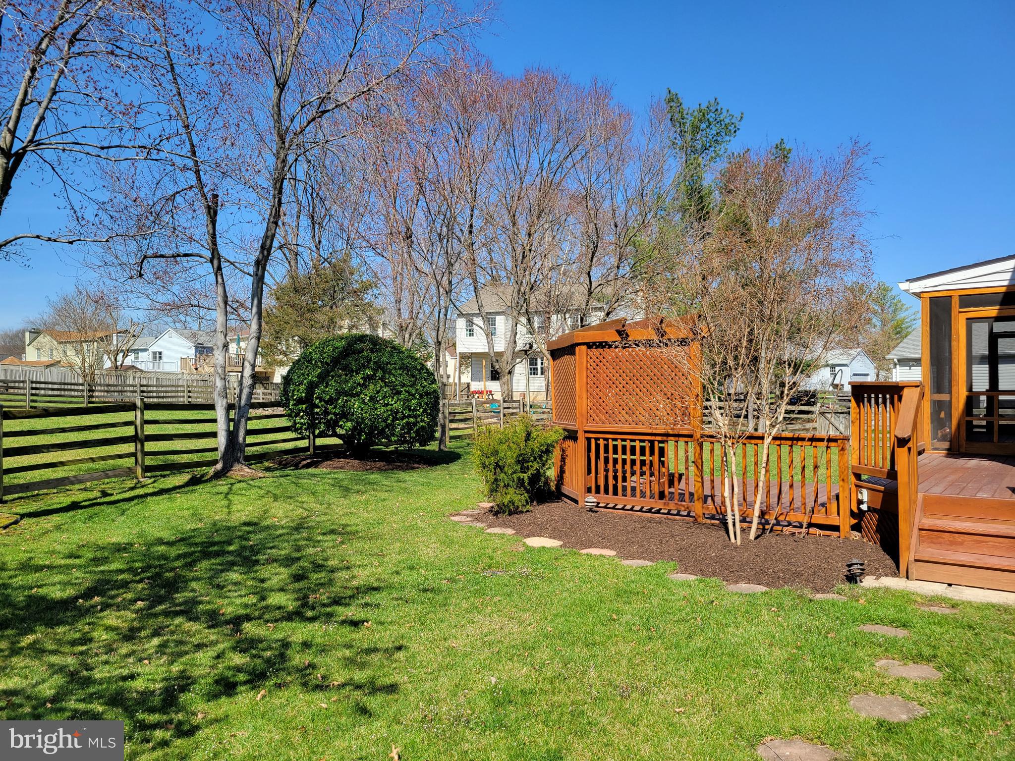 4346 Cub Run Road Chantilly, VA 20151 - Photo 31 of 32 Fully Fenced Rear Yard