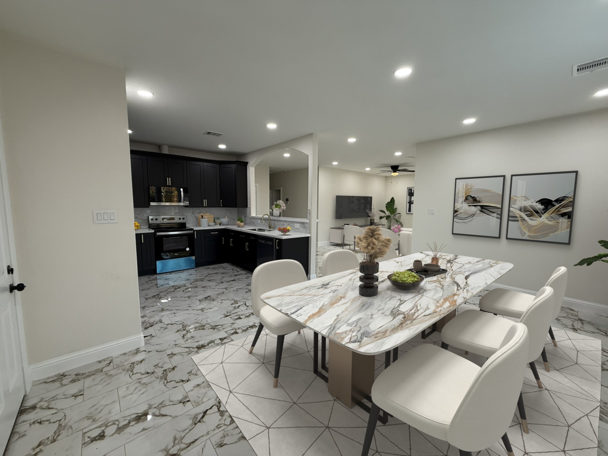 155 County Road 3372 Cleveland, TX 77327 - Photo 4 of 36 a view of a dining room with furniture