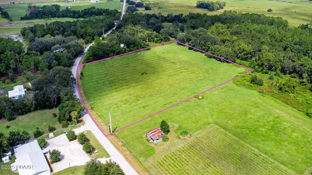 a view of yard from a outdoor space