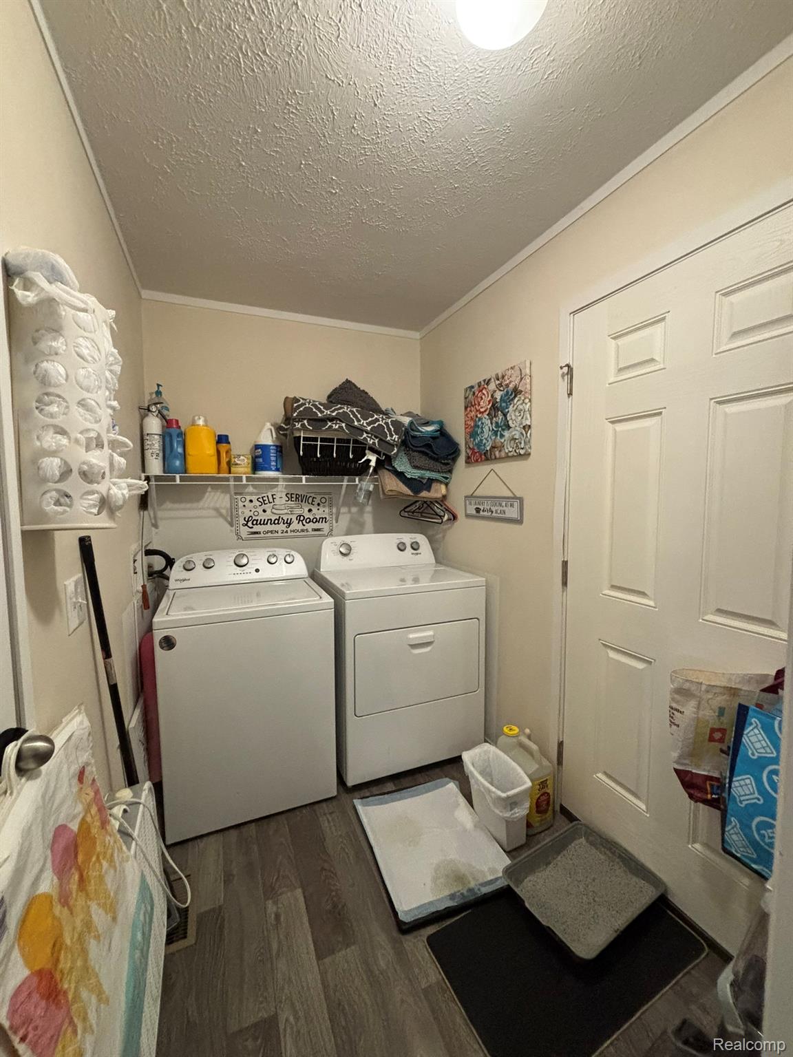 4101 South Sheridan Road Lennon, MI 48449 - Photo 9 of 20 Dedicated laundry area featuring wood-finish flooring