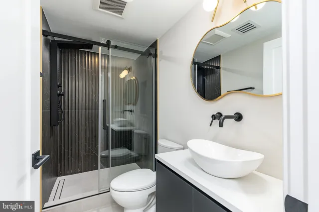 a front view of a building