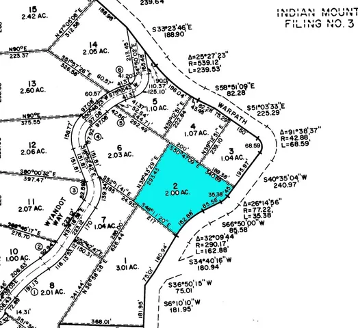 $42,500 | 445 Warpath Road, Como, CO 80432