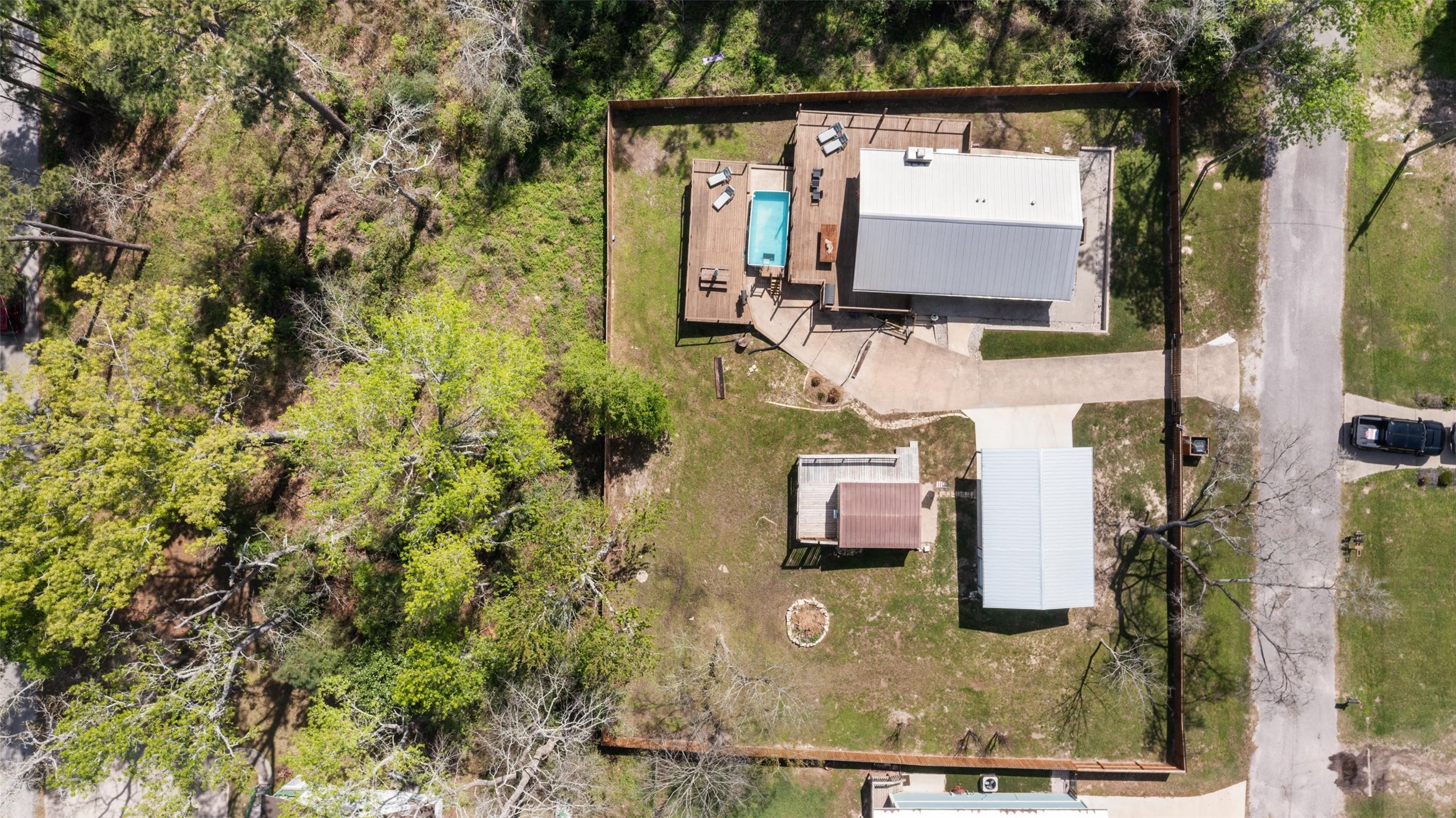 120 Cliff Street Point Blank, TX 77364 - Photo 24 of 30 Aerial view of property
