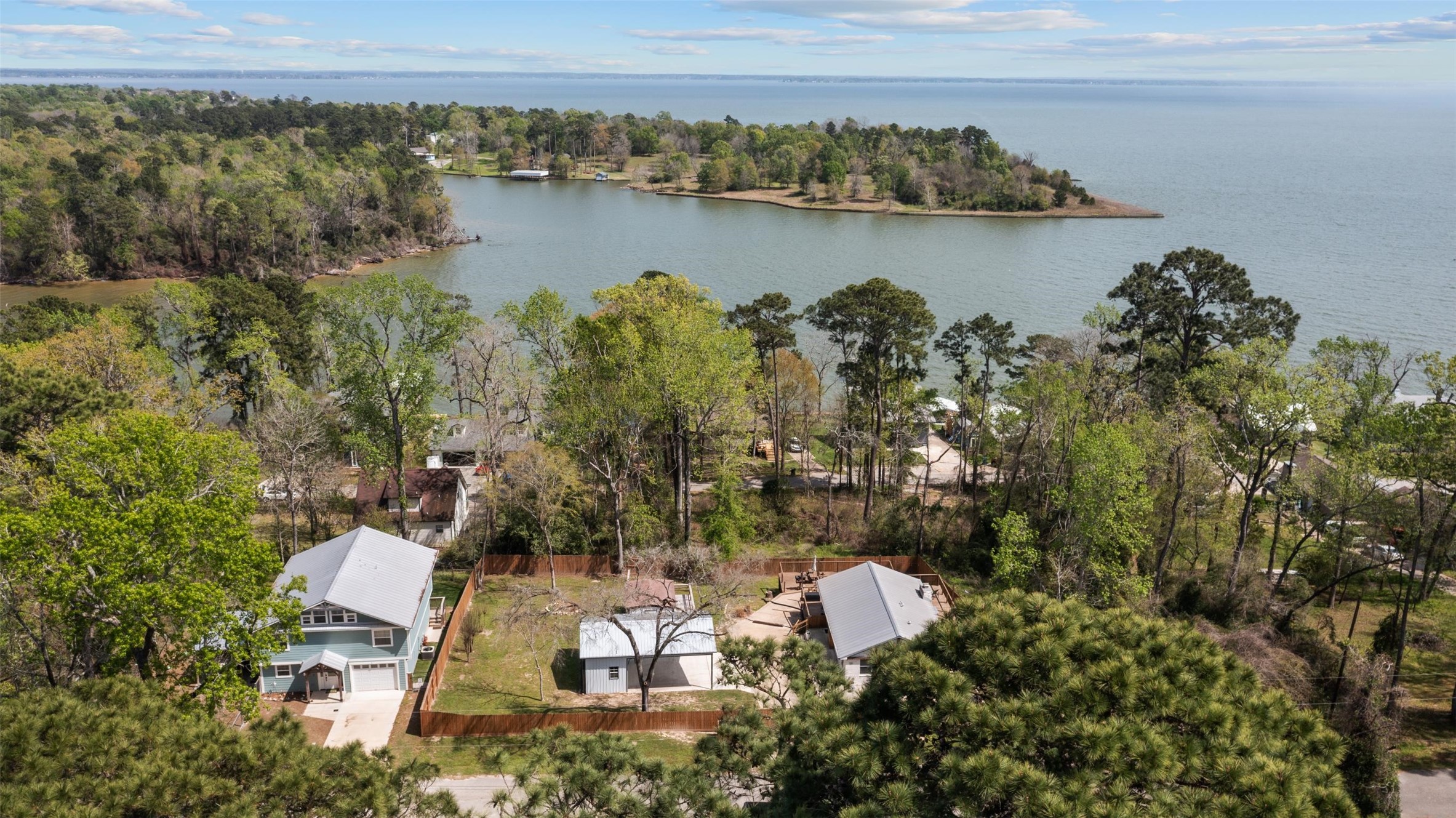120 Cliff Street Point Blank, TX 77364 - Photo 26 of 30 Beautiful Aerial view of Lake Livingston