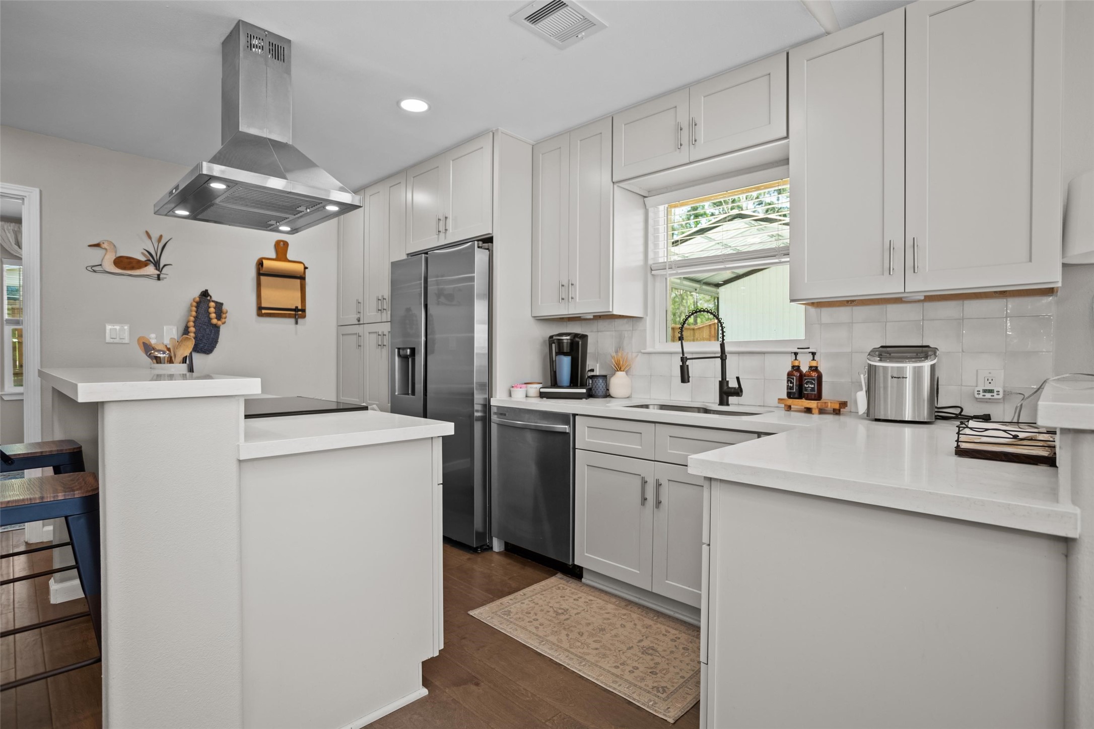 120 Cliff Street Point Blank, TX 77364 - Photo 8 of 30 Updated Kitchen with Stainless Steel Appliances