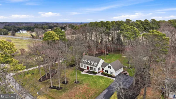 a view of a lake with a mountain in the back