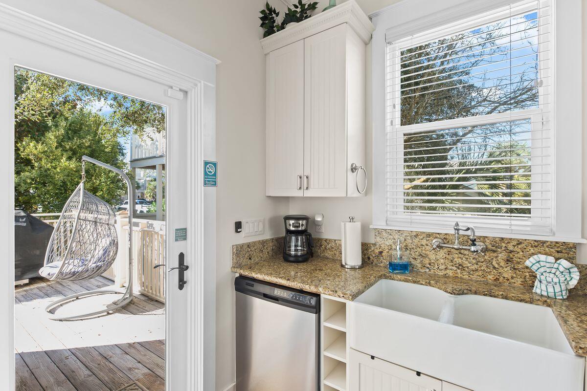 43 Sand Flea Drive Inlet Beach, FL 32461 - Photo 30 of 49 a kitchen with a sink and a window