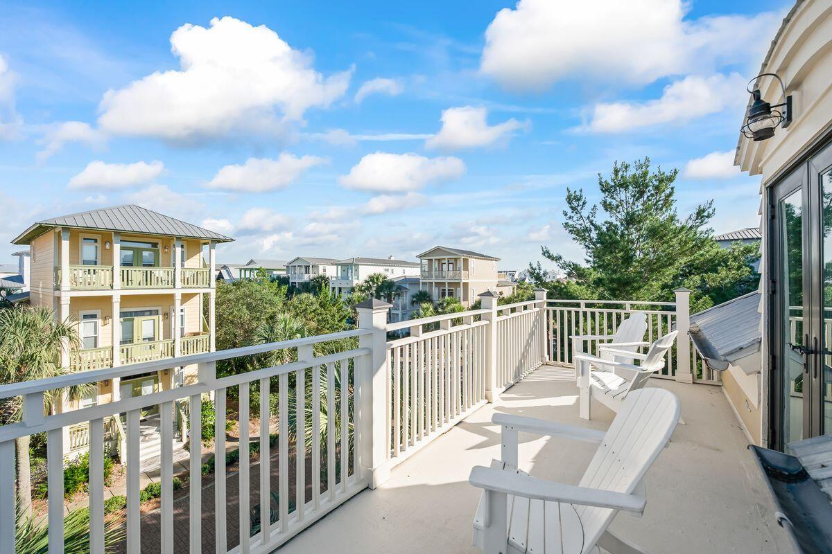 43 Sand Flea Drive Inlet Beach, FL 32461 - Photo 37 of 49 a view of balcony with furniture