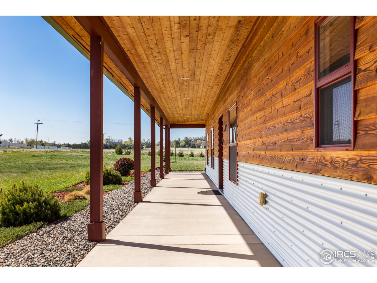 2139 County Road 15 Berthoud, CO 80513 - Photo 3 of 39 a view of a patio with a balcony
