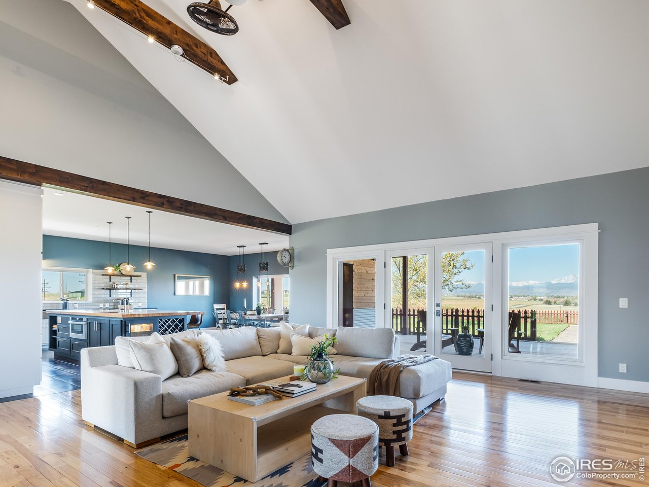 2139 County Road 15 Berthoud, CO 80513 - Photo 39 of 39 a living room with furniture and a large window