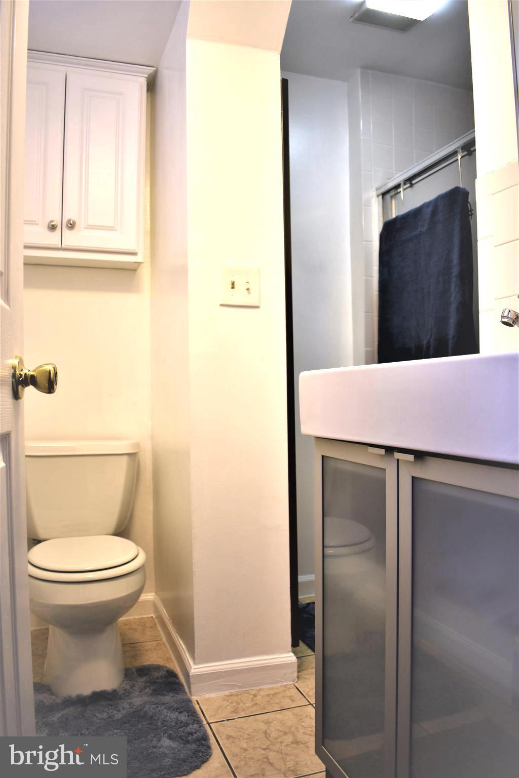 5810 Channing Road Springfield, VA 22150 - Photo 18 of 21 a bathroom with a toilet and a mirror