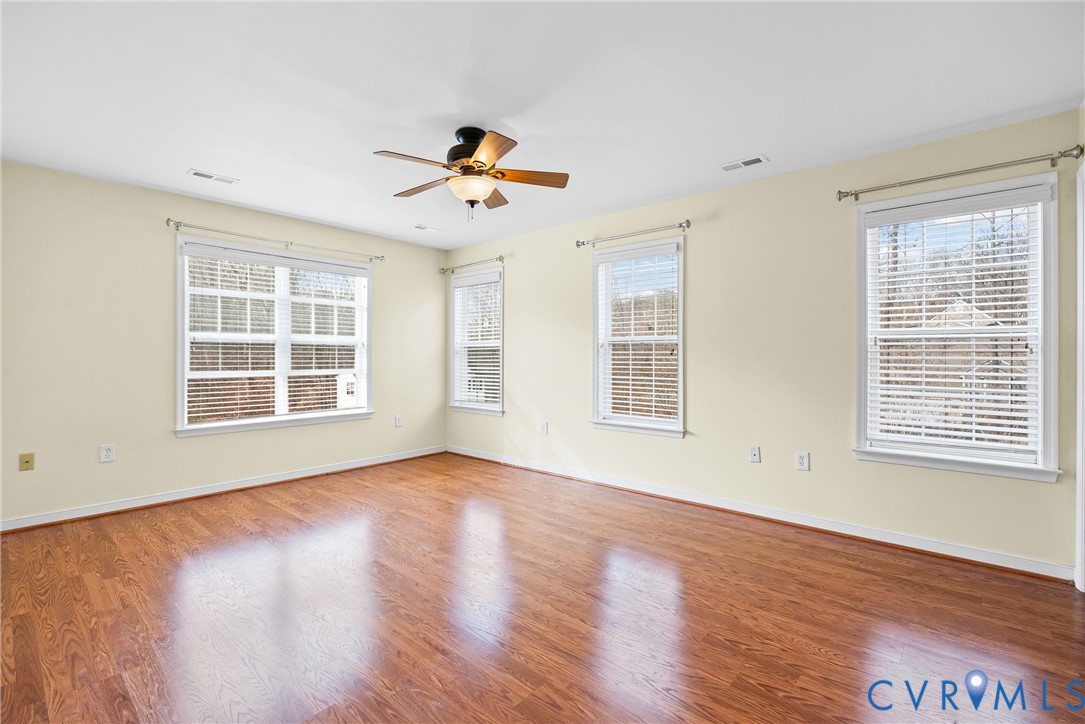 116 Jesse's Way Farmville, VA 23901 - Photo 21 of 47 a view of an empty room with a window and wooden floor