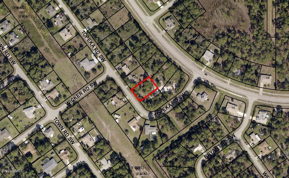 581-591 Topeka Road Southwest Palm Bay, FL 32908 - Photo 2 of 2 Topeka Lots 2