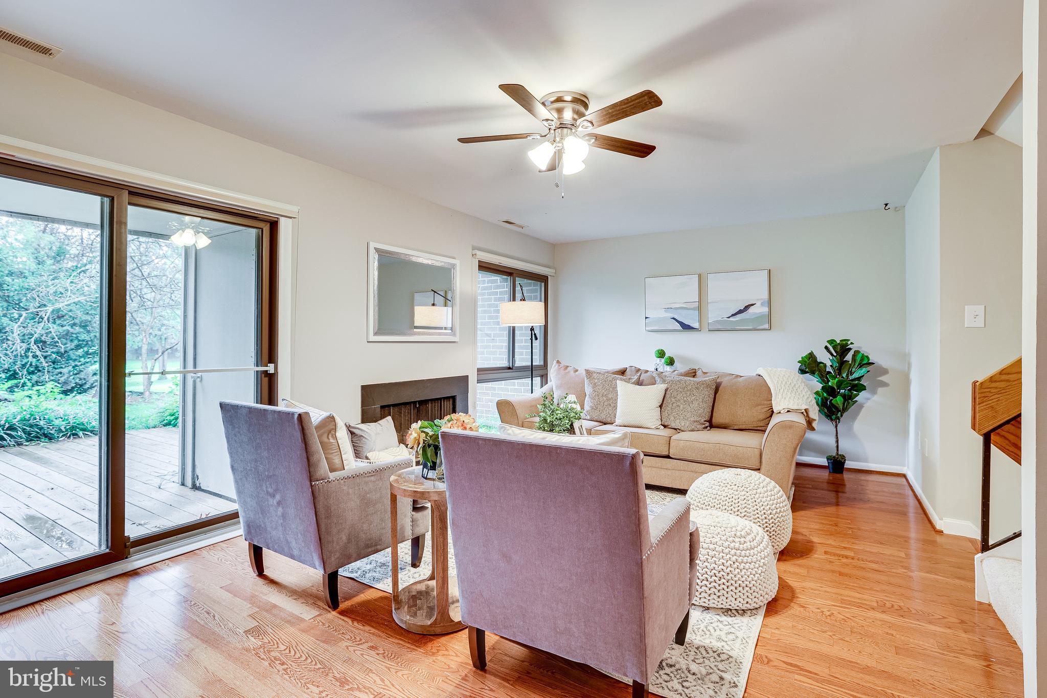 2039 Approach Lane Reston, VA 20191 - Photo 25 of 83 Hardwood floors, access to deck and Fireplace