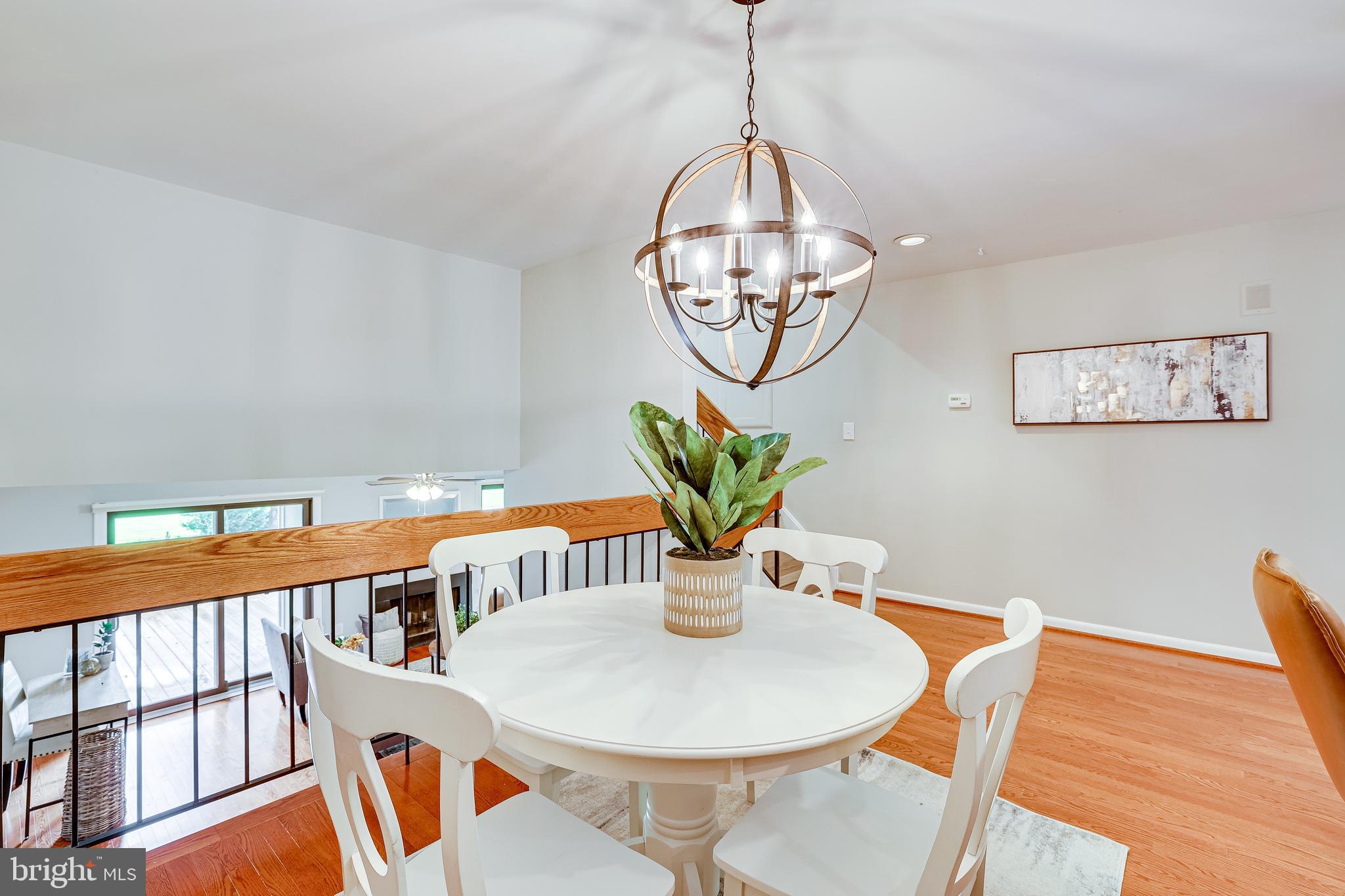 2039 Approach Lane Reston, VA 20191 - Photo 8 of 83 Open Dining room with Fresh paint and new lighting