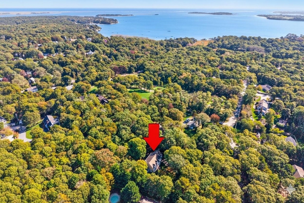 36 Tar Kiln Road Orleans, MA 02653 - Photo 42 of 42 an aerial view of a houses with a lake