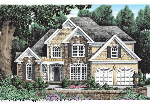 3392 Scott Road Hernando, MS 38632 - Photo 3 of 3 Mallory Front Elevation