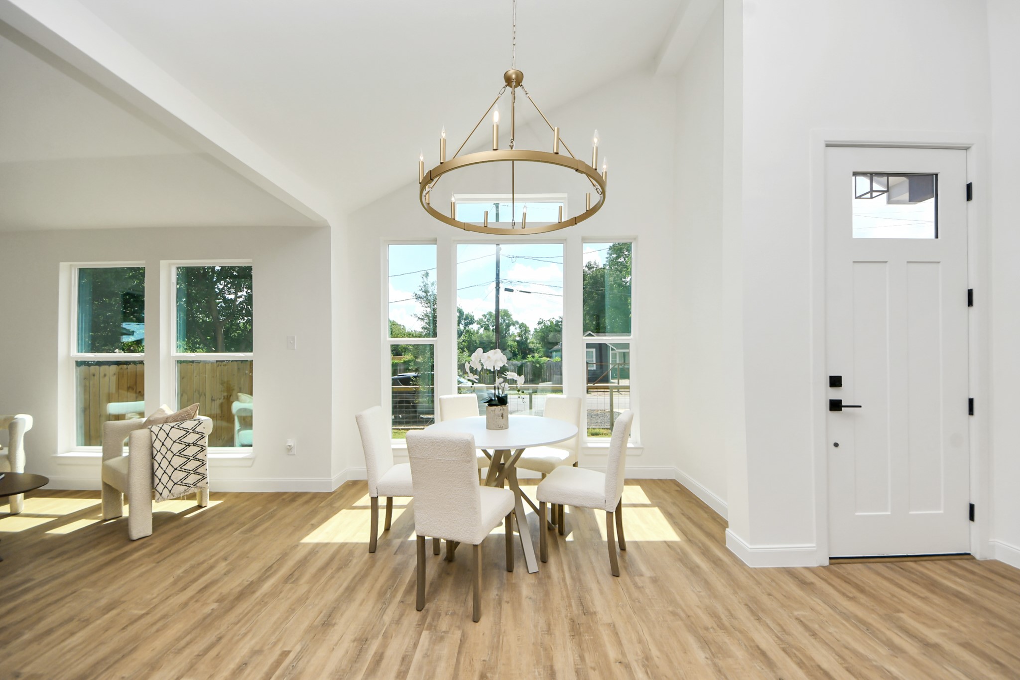 1737 Tabor Street Houston, TX 77009 - Photo 39 of 46 a view of a dining room with furniture window and wooden floor